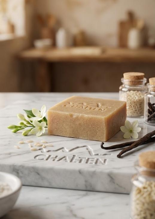 Organic Rice & Vanilla Artisanal Soap